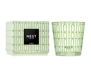 Bamboo Decorative 3-Wick Candle Nest New York