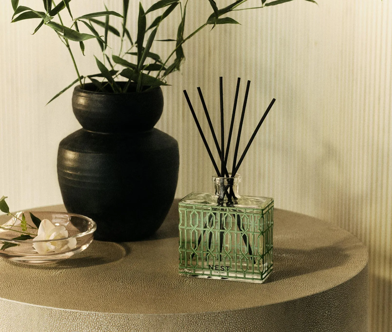 Bamboo Decorative Reed Diffuser Nest New York