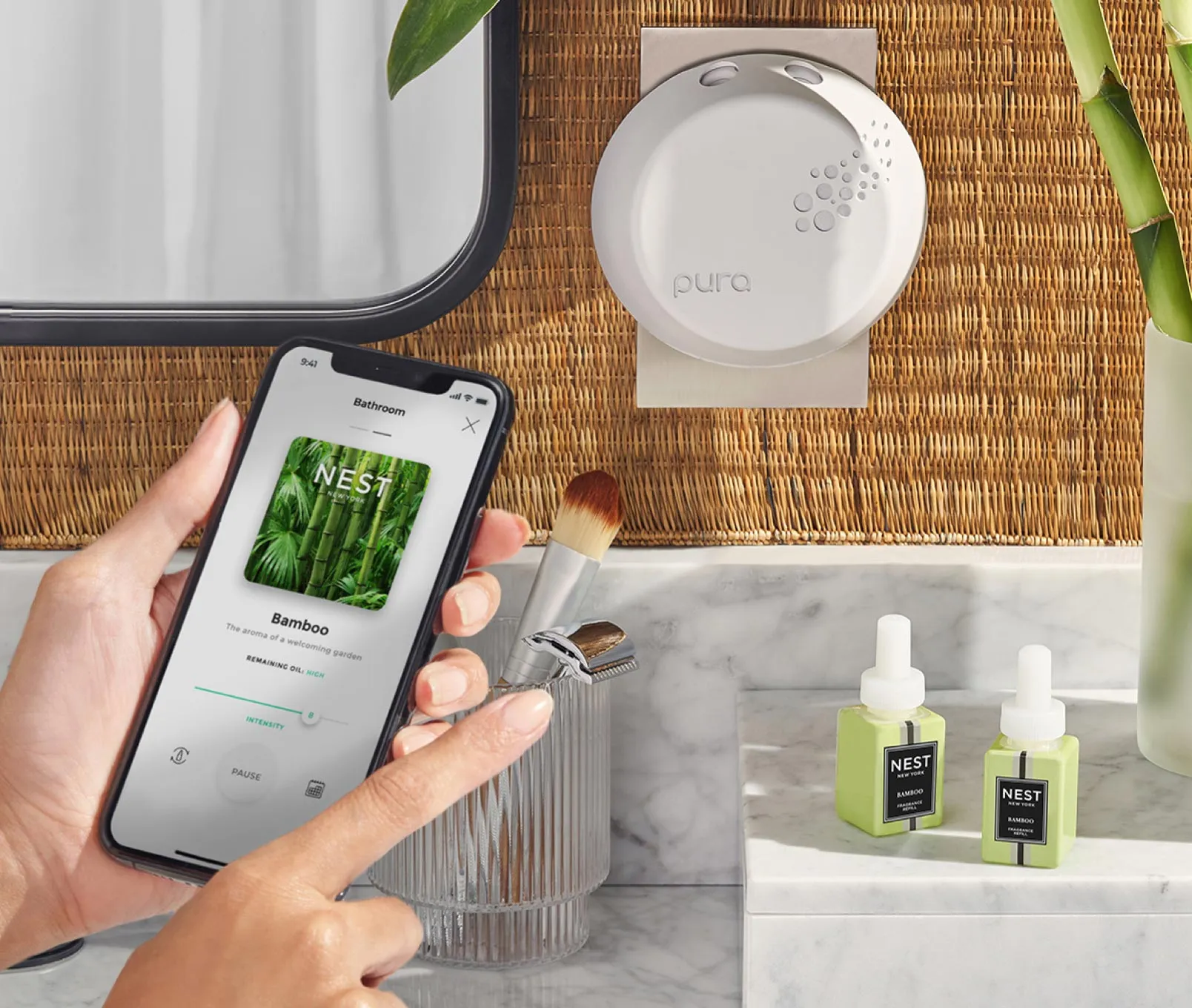 Bamboo Refill Single for Pura Smart Home Fragrance Diffuser Nest New York