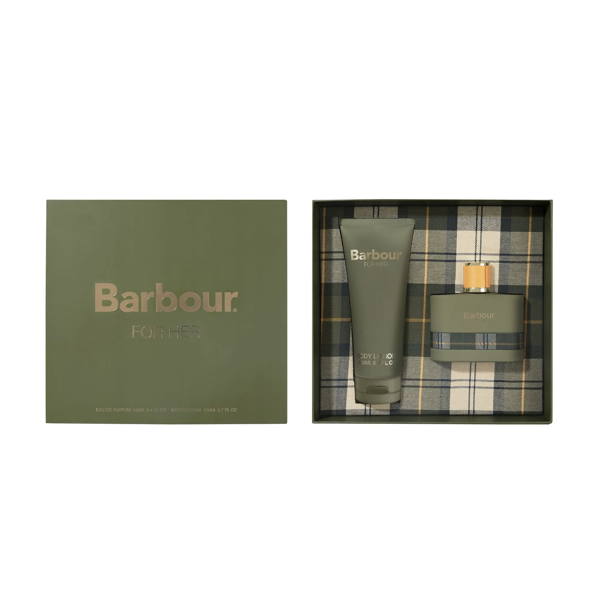 Barbour For Her Duo Gift Set - 100ml Eau de Parfum   Body Lotion