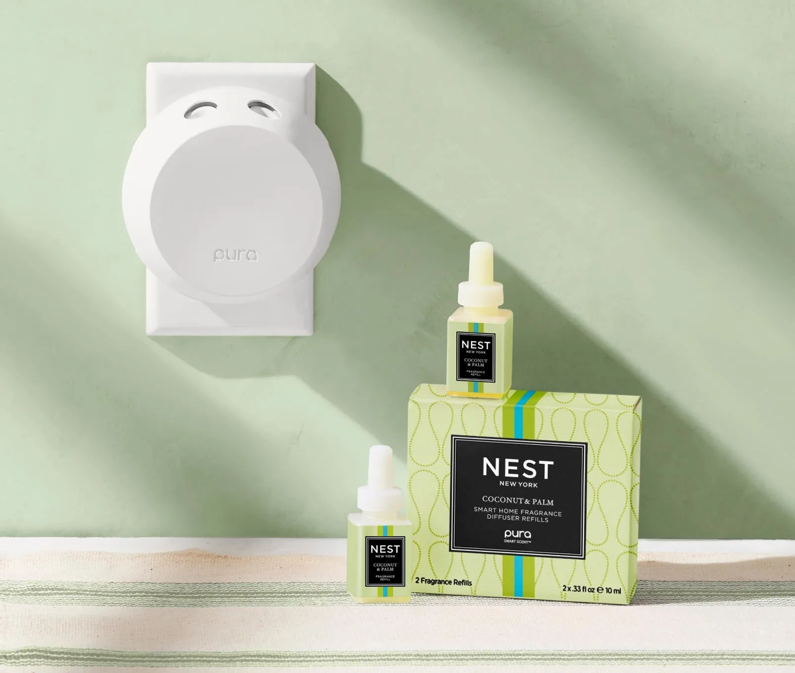 Coconut & Palm Refill Duo for NEST x Pura Smart Home Fragrance Diffuser - Smart Vials Nest New York