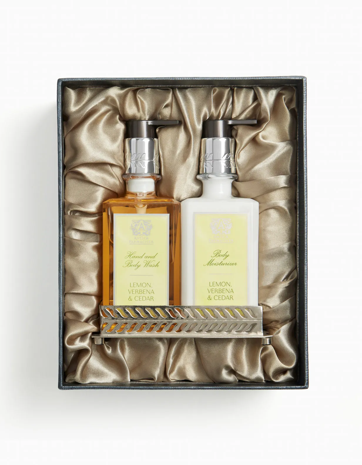 Nickel Bath & Body Gift Set: Lemon, Verbena & Cedar Antica Farmacista