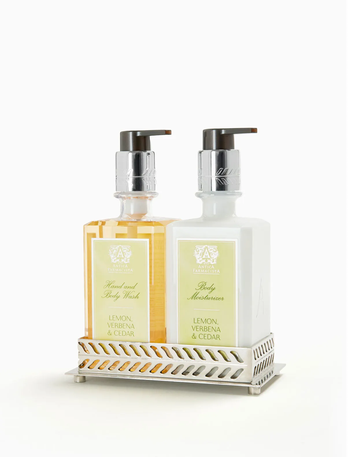 Nickel Bath & Body Gift Set: Lemon, Verbena & Cedar Antica Farmacista