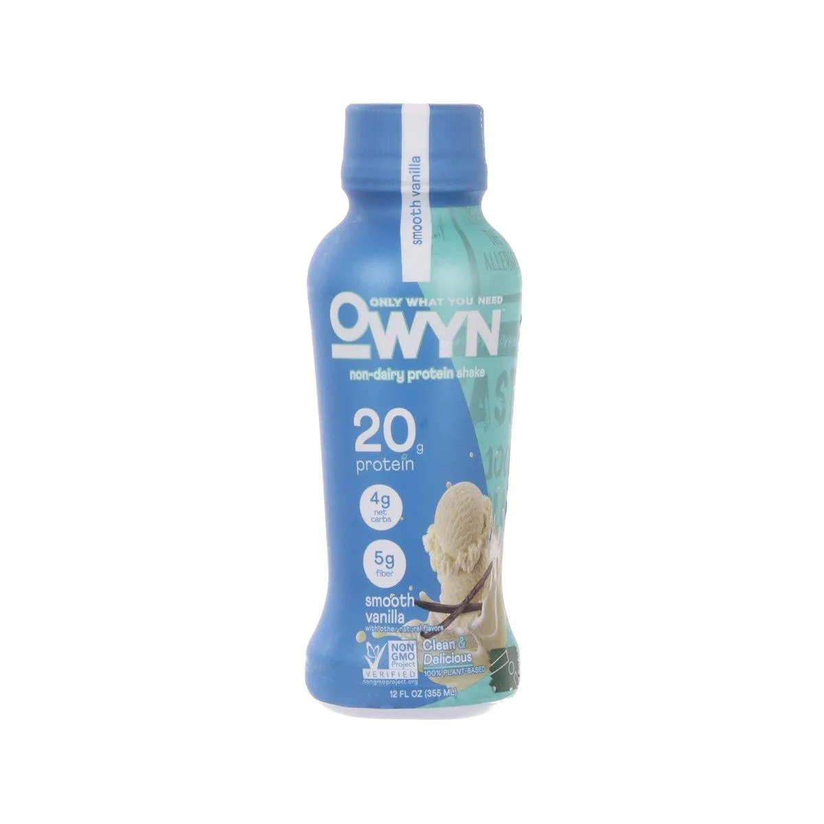 OWYN Plant Based Protein Drink - Smooth Vanilla Flavor [PET]  (355mL)